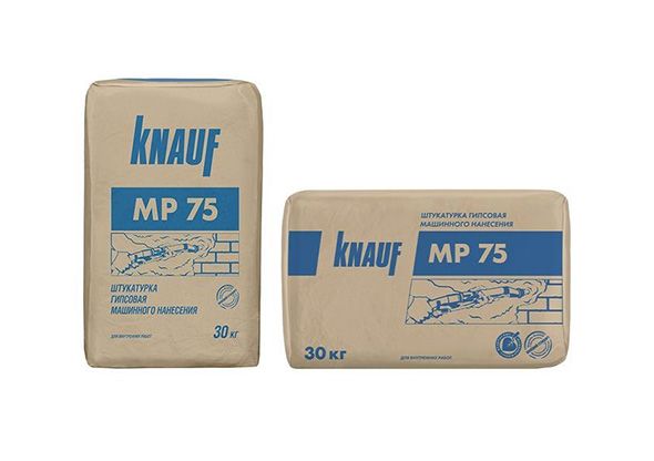 KNAUF MP 75 штукатурная смесь на гипсовой основе